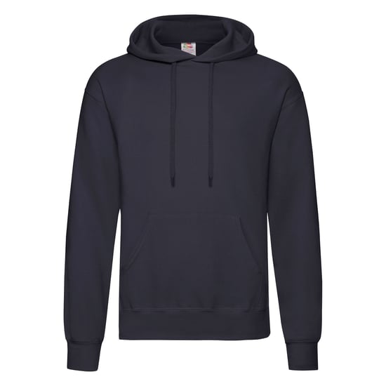 Fruit Of The Loom Mens Hooded Sweatshirt / Hoodie (Deep Navy) - Image 1