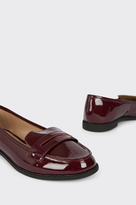 Dorothy Perkins Womens Loafer Flats Black Synthetic Day to Night Spring Summer