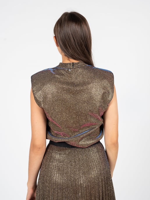 Liu Jo Top de mujer oro - Image 5