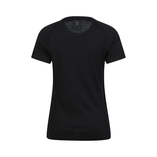 Mountain Warehouse Womens/Ladies Summit Merino Wool Thermal Top (Black) - Image 2