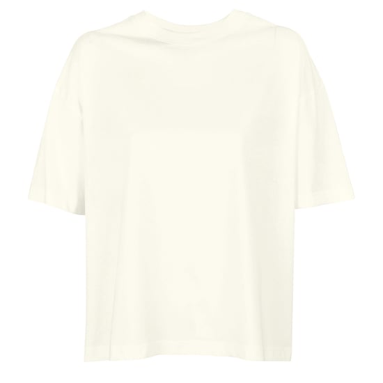 SOLS Womens/Ladies Boxy Organic Oversized T-Shirt (Off White) - Image 1