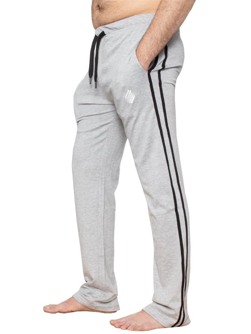 Enzo | Conjunto de camiseta y pantalón para hombre - Negro/Gris - Image 3
