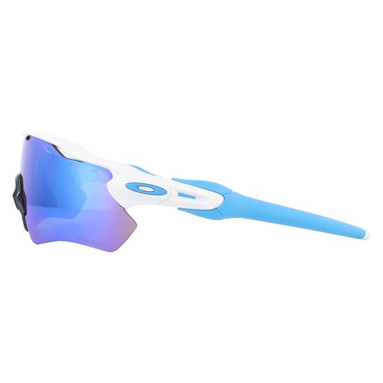 Oakley Sport Mens Polished White Prizm Sapphire Sunglasses