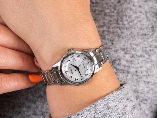 Citizen Women's Silver Watch FE1081-59B - Image 5