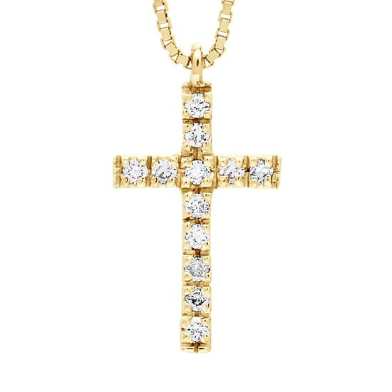 DIADEMA - Necklace with Diamonds - Yellow Gold