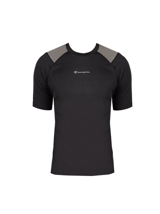 Champion T-Shirt del hombre negro - Image 1