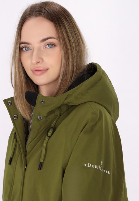 Dreimaster winter parka women olive - Image 5