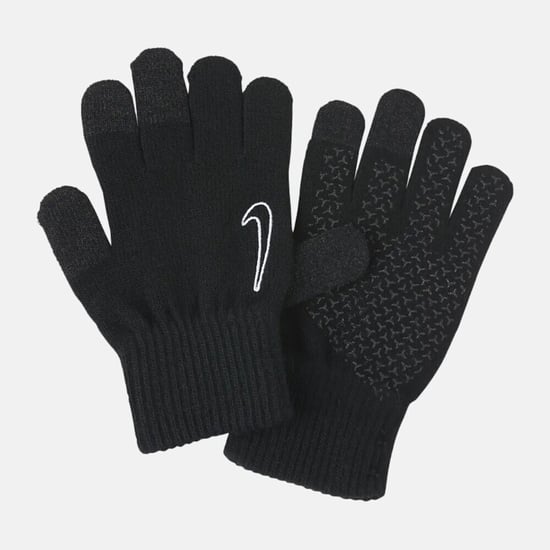 Nike Childrens/Kids Knitted Tech Grip Gloves (Black) - Image 3