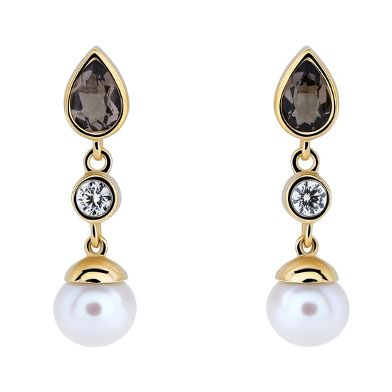 Orphelia 'Lylou' Women's 925 Sterling Silver Drop Earrings - Gold ZO-7498/G - Image 3