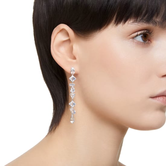 Swarovski 'Mesmera' Women's Base Metal Drop Earrings - Silver 5661687 - Image 2
