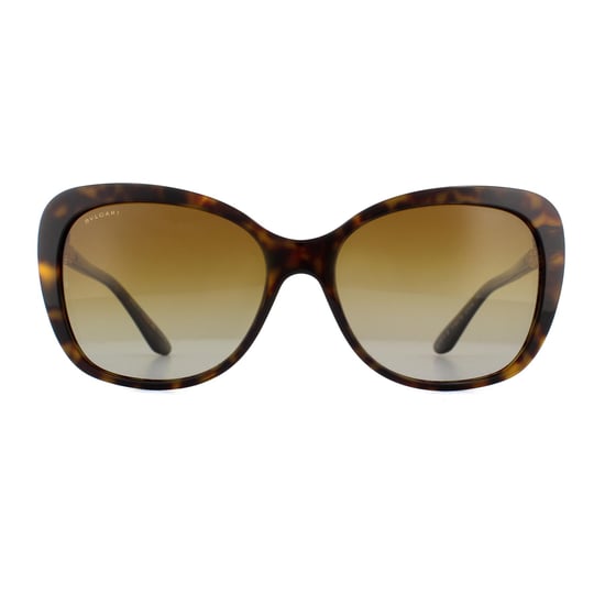 Bvlgari Sunglasses 8179KB 5193T5 Dark Havana Brown Gradient Polarized