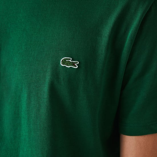 Lacoste Men's Crew Neck T-shirt in Dark Green