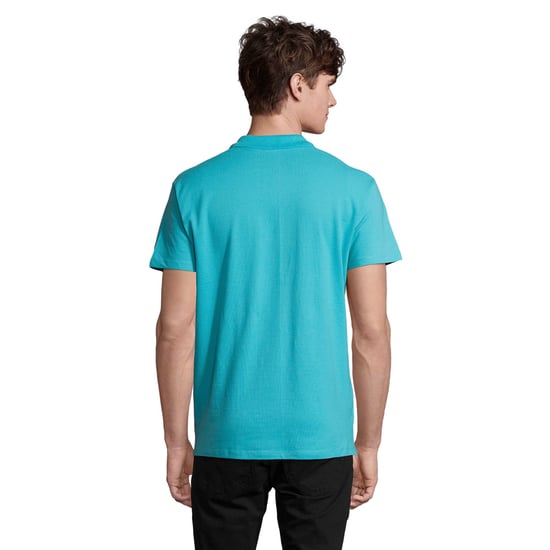 SOLS Mens Spring II Polo Shirt (Atoll Blue) - Image 2
