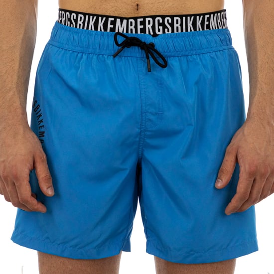 Bikkembergs Pantalones Cortos para Hombre Neoclásicos Pupino Azul Claro - Image 3