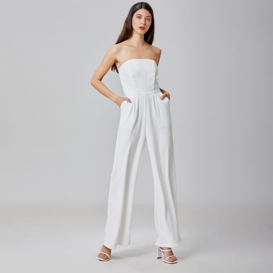 Minimalist bustier jumpsuit - Image 1