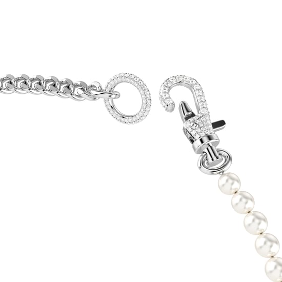 Swarovski 'Dextera' Women's Base Metal Necklace - Silver 5689634 - Image 3