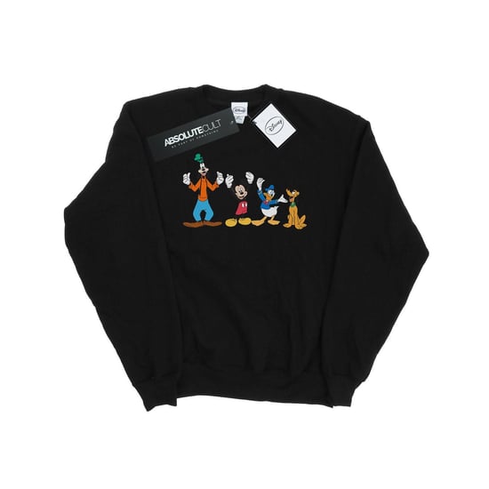 Disney Mens Mickey Mouse Friends Sweatshirt (Black) - Image 1