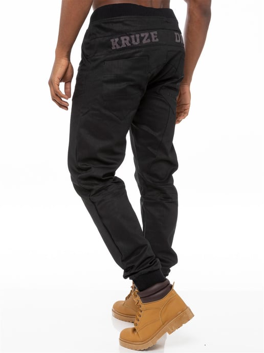 Kruze | Vaqueros con puños para hombre - Negro - Image 2