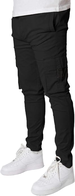 Soul Star Men's Regular Fit Cargo Trousers Combat