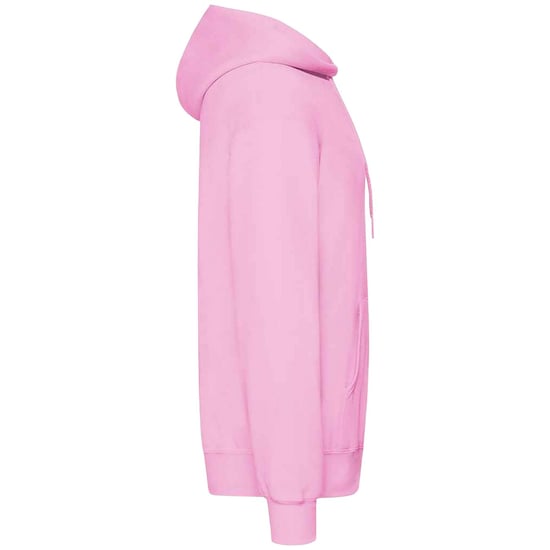 Fruit Of The Loom Unisex Adults Classic Hooded Sweatshirt (Light Pink) - Image 3