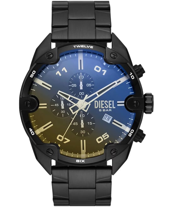 Diesel Spiked Men's Black Watch DZ4609