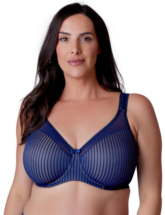 B541 Berlei Beauty Stripe Smoothing Minimiser Bra - Image 1