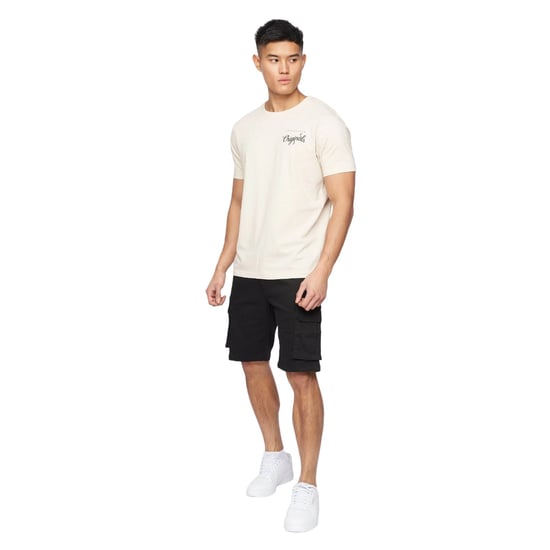 Crosshatch Mens Frentons Cargo Shorts (Black) - Image 3