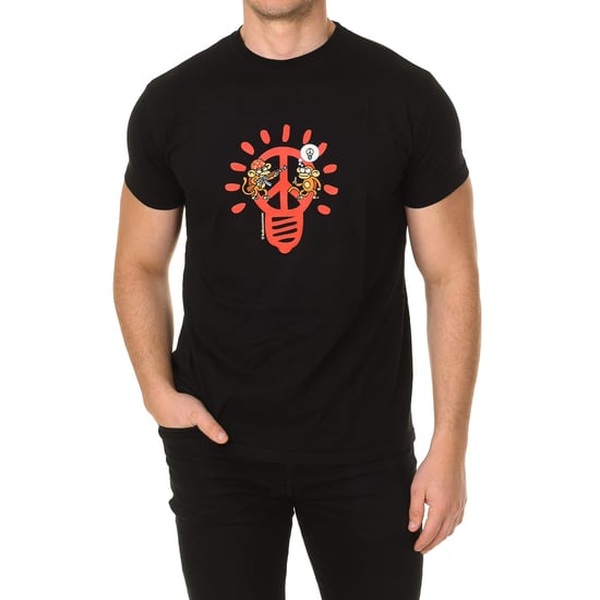 PEACE BULB men's short sleeve round neck t-shirt