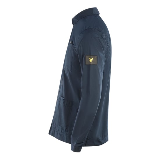 Chaqueta sobrecamisa azul marino antidesgarro de algodón de Lyle & Scott - Image 3