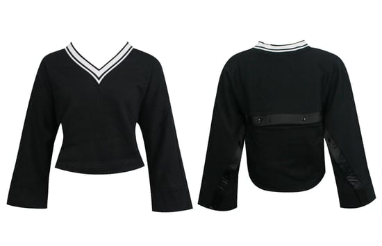 Sudadera con capucha negra Tipping de Puma para mujer - Image 1