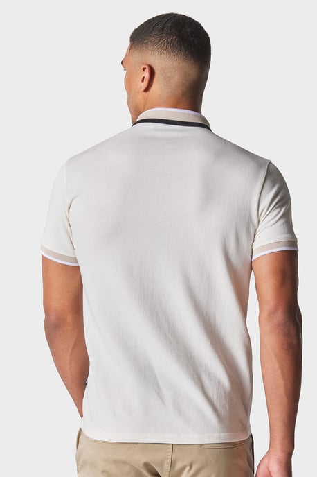 Clavet Bone White Regular Fit T-Shirt