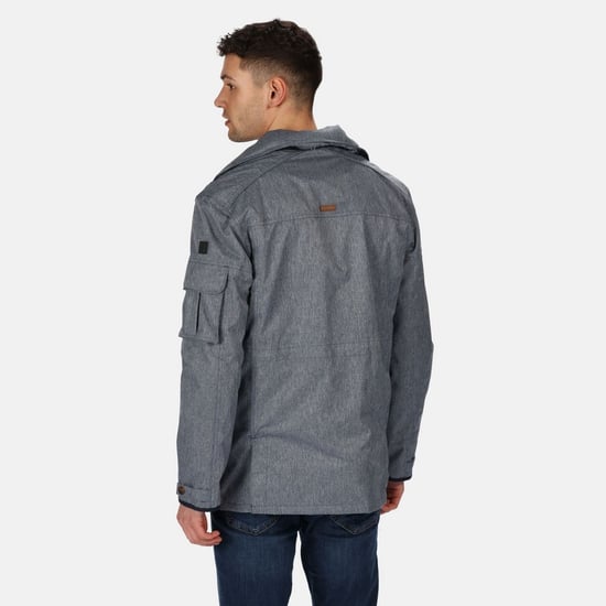 Regatta Mens Elmore Waterproof Cargo Jacket (Dark Denim) - Image 5