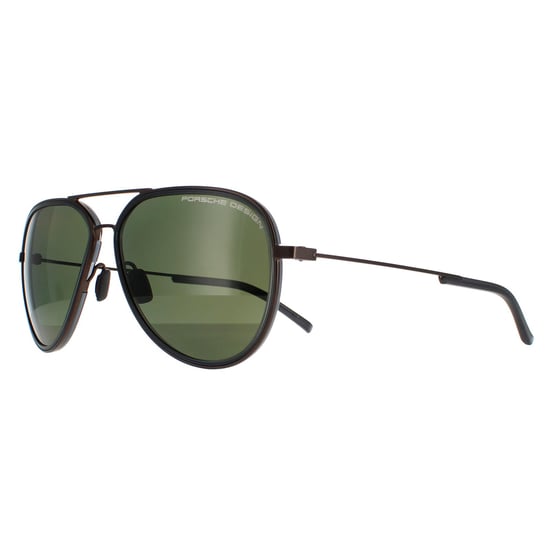 Porsche Design Aviator Mens Brown Brown Polarized  P8691