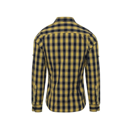 Premier Womens/Ladies Mulligan Checked Long-Sleeved Shirt (Camel/Navy) - Image 2