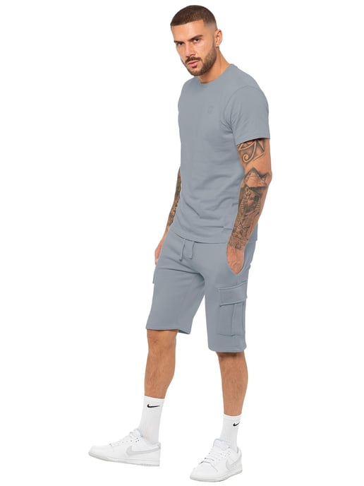 Enzo | Conjunto de chándal con camiseta y pantalón corto para hombre - Image 2