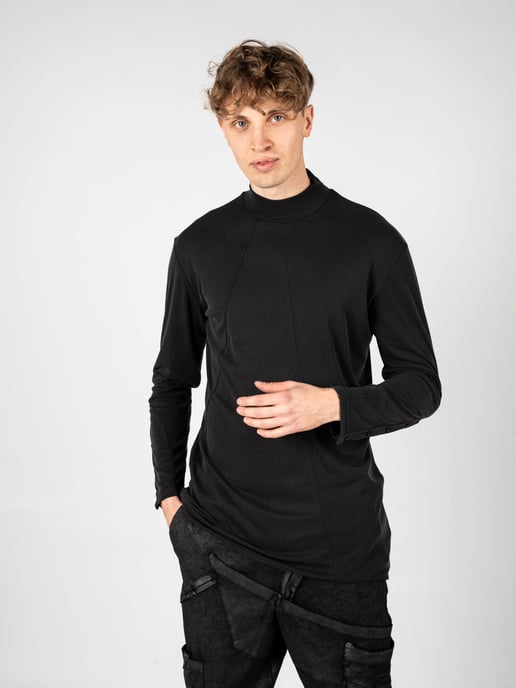 La Haine Inside Us Longsleeve LM061 del hombre Gris - Image 3