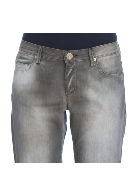 Jeans boyfriend de mezcla de algodón gris para mujer de Ermanno Scervino - Image 5