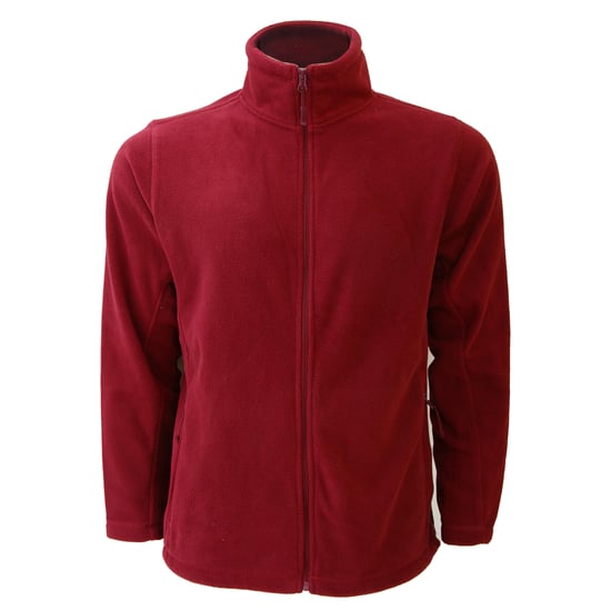 Russell Mens Full Zip Outdoor Fleece Jacket (Classic Red) - Image 1
