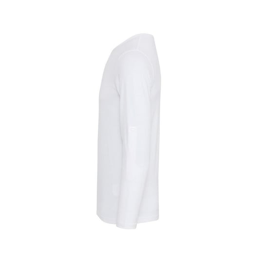 Premier Mens Long John Roll Sleeve T-Shirt (White) - Image 3