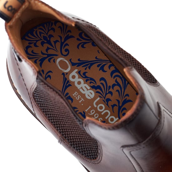 Base London Bloom Leather Men's Burnt Brown Boots - Image 6