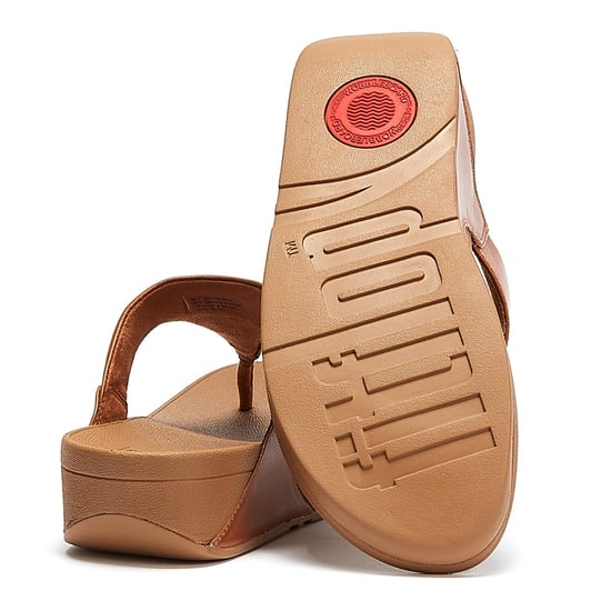 FitFlop Lulu Leather Womens Sandals - (Tan) - Image 4