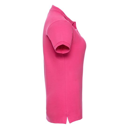Russell Womens/Ladies Stretch Fitted Polo Shirt (Fuchsia) - Image 3