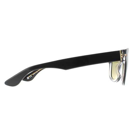 Serengeti Square Unisex Shiny Black Transparent Layer Green 555nm Foyt