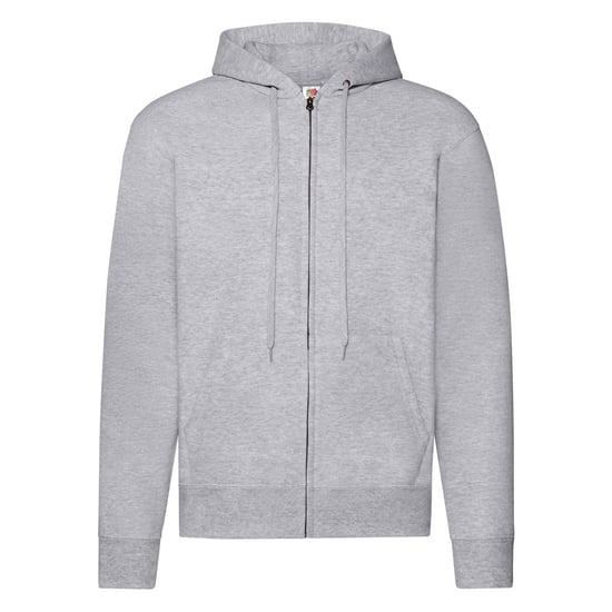Fruit of the Loom Mens Classic Heather Zipped Hoodie (Heather Grey) - Image 1