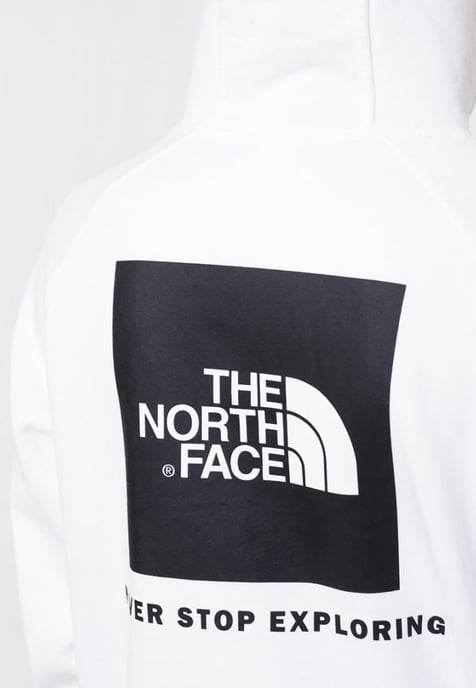 Sudadera con capucha The North Face Mens Reglan Red Box en blanco - Image 3