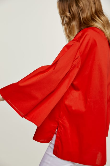 Blusa de manga ancha roja - Image 5