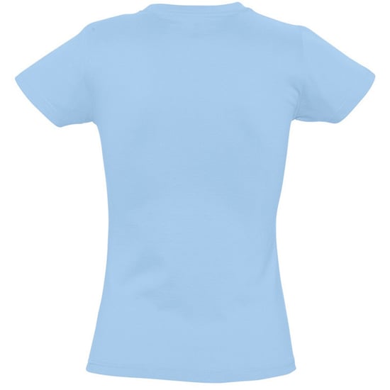 SOLS Womens/Ladies Imperial Heavy Short Sleeve T-Shirt (Sky Blue) - Image 2