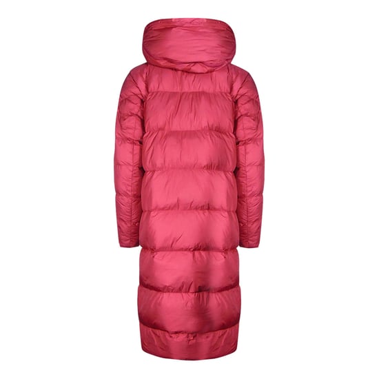 Parajumpers Mummy Red Long Hooded Down Jacket