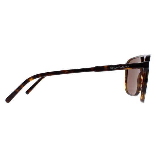 Dolce & Gabbana Aviador Hombre Havana Marrón Oscuro DG4423 - Image 4