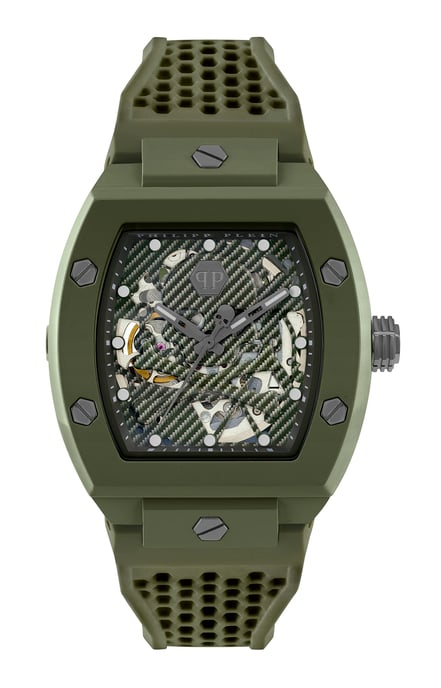Reloj de Hombre Philipp Plein The Skeleton Ecoceramic Verde PWVBA0223 - Image 1